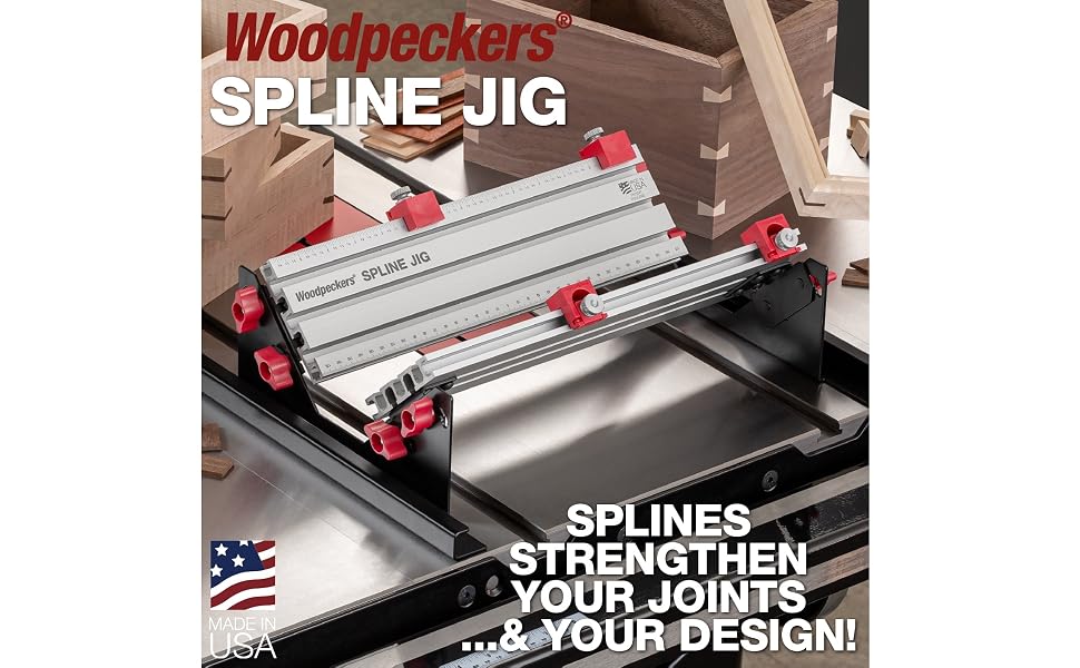 woodpeckers spline-jig dovetail-jig miter-jig table-saw-jig router-table-jig spline joinery