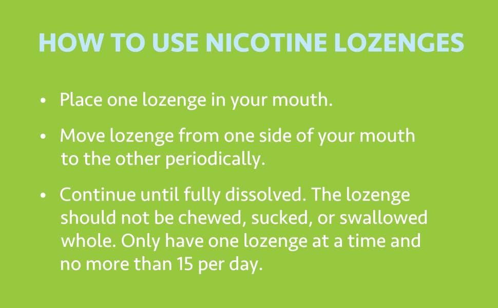How to Use Nicotine Lozenge