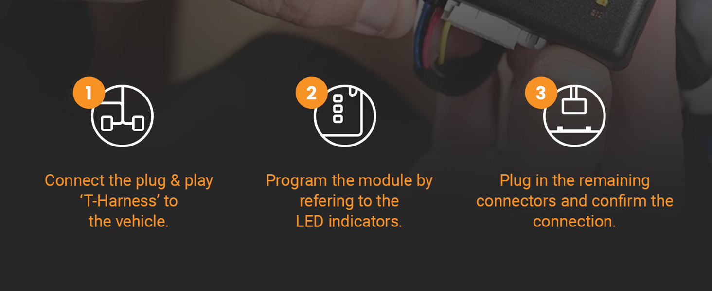 3-step instructions for installing a Start-X vehicle remote starter system.