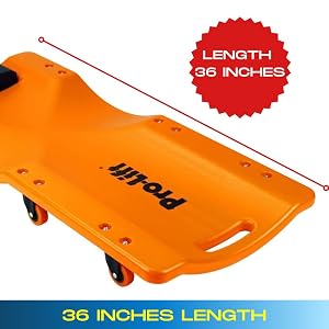 Pro-Lift PL9350 Plastic Creeper 36 inch 300 lbs Capacity