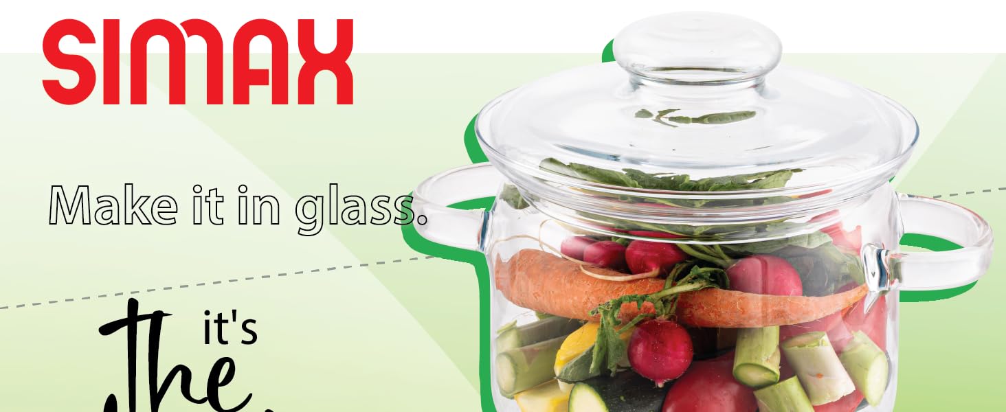 Simax glass pot