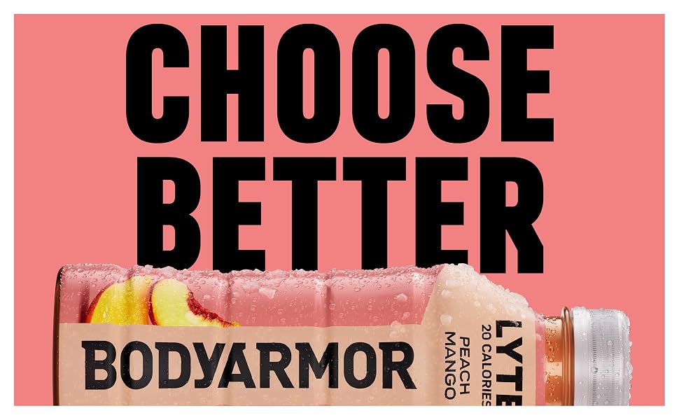 body armor, sports drink