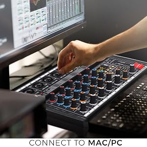 DJ Audio Mixer, Audio Mixer, DJ controller sound mixer, sound mixer, Sound Audio mixer,