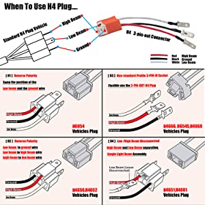 3-PIN-OUT H4 CONVERT ADAPTOR