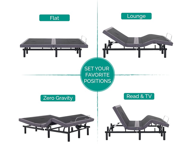 adjustable bed frame full size, adjustable base bed king, queen size adjustable bed frame