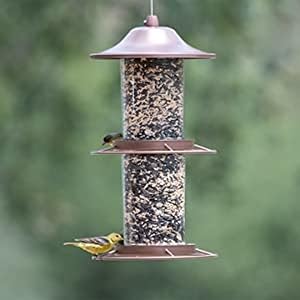 Perky-Pet 2-Tier Panorama Bird Feeder with Hanging Hook