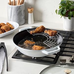 Staub, cast iron, wok, perfect pan, Saute pan