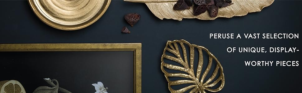 vast selection of decorative accents
