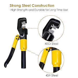 10 Ton hydraulic wire crimper