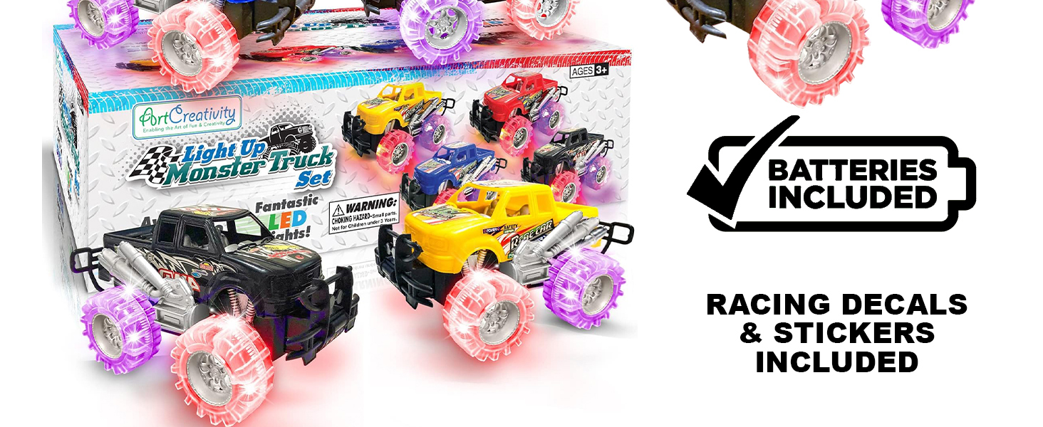 Light Up Monster Trucks