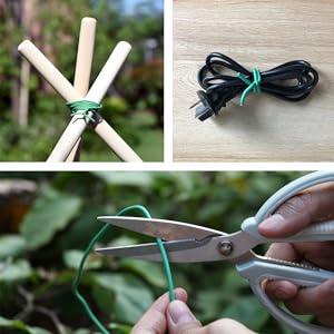 PGarden-EZ garden twist ties plant tie plant wire twist ties garden plant ties plant tape vine ties