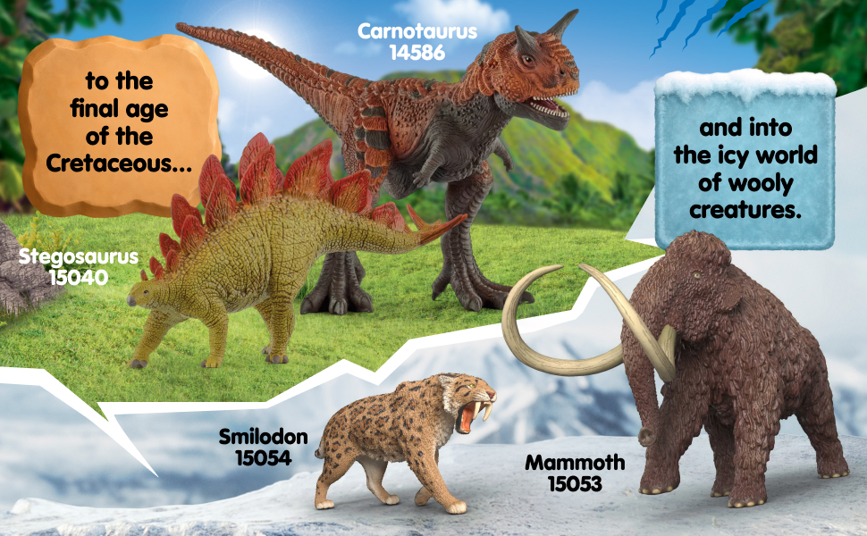 to the Cretaceous &amp;amp; world of wooly creatures