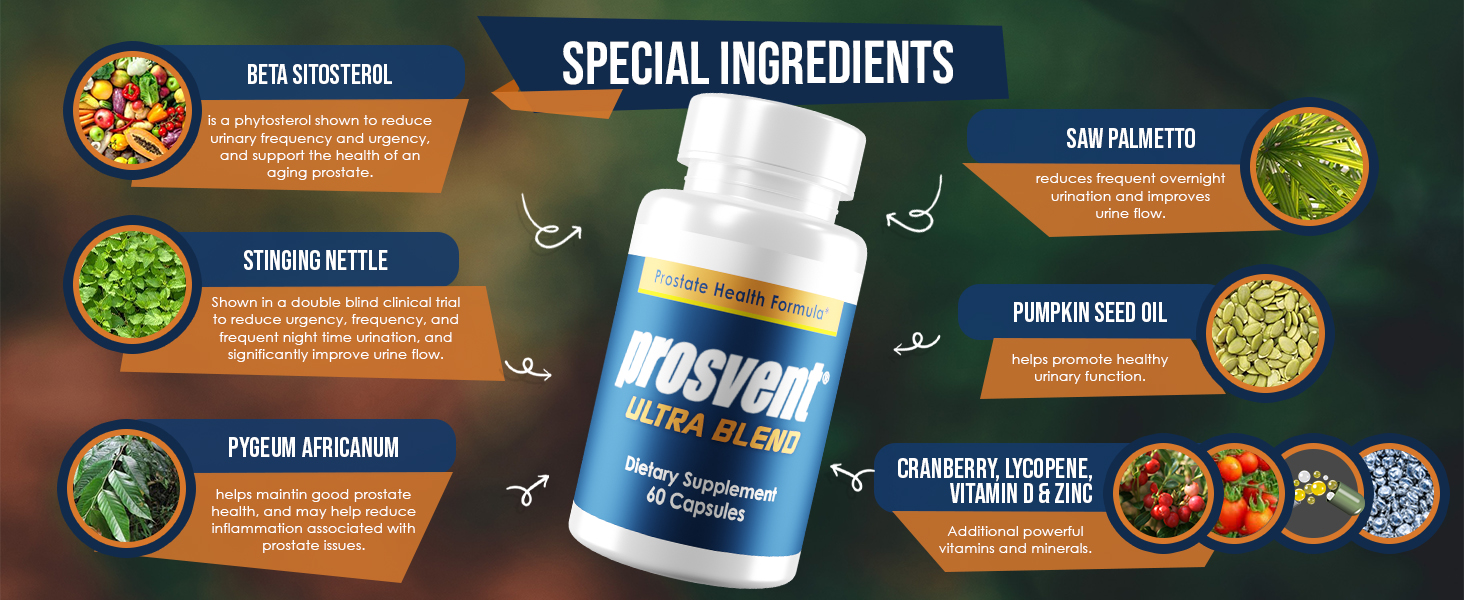 prosvent special ingredients &amp;amp; what they do