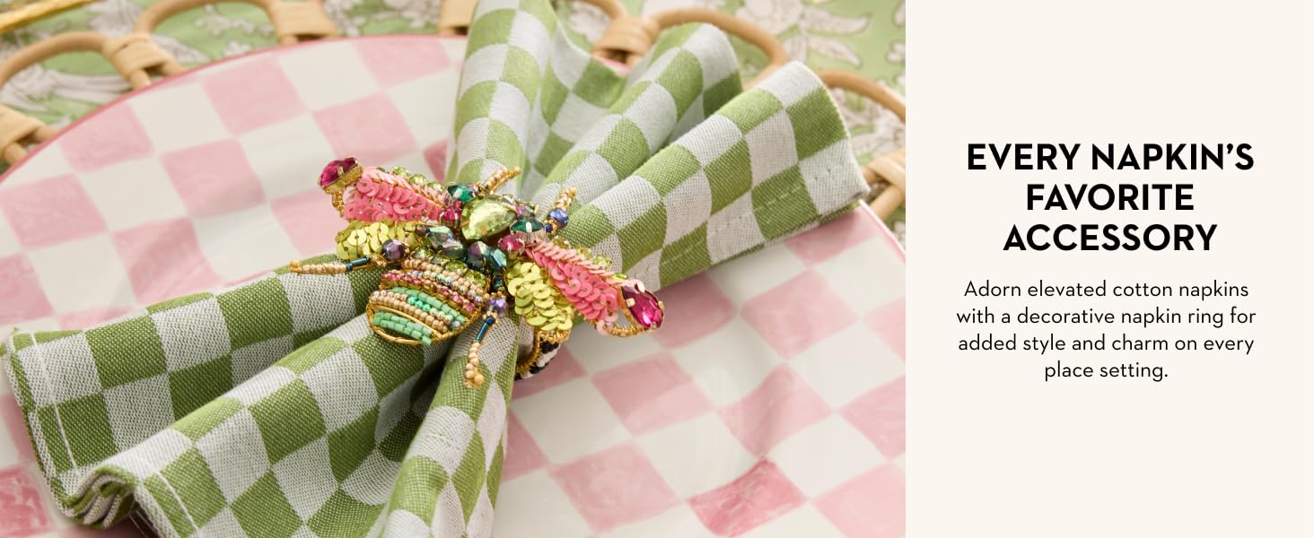 Napkin rings to refine your table setting.