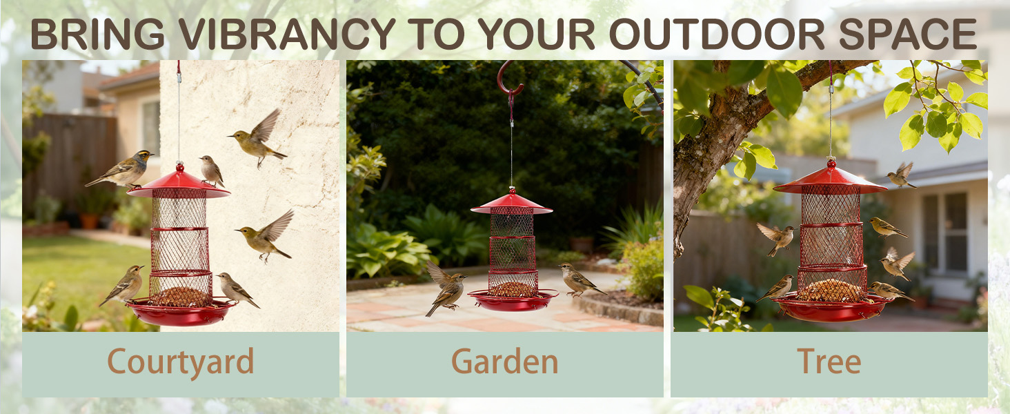 Metal Bird Feeder
