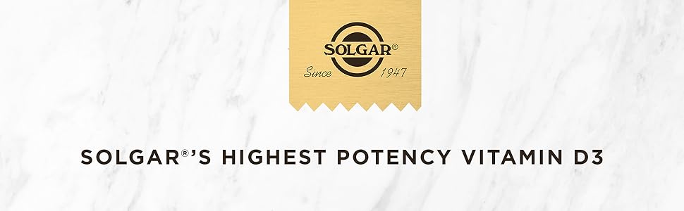 Solgar&amp;#39;s highest potency vitamin d three