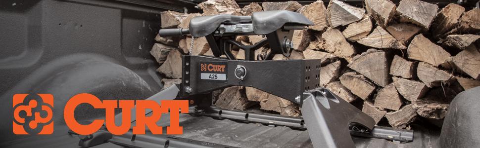 CURT 5th Wheel Hitch in Truck Bed