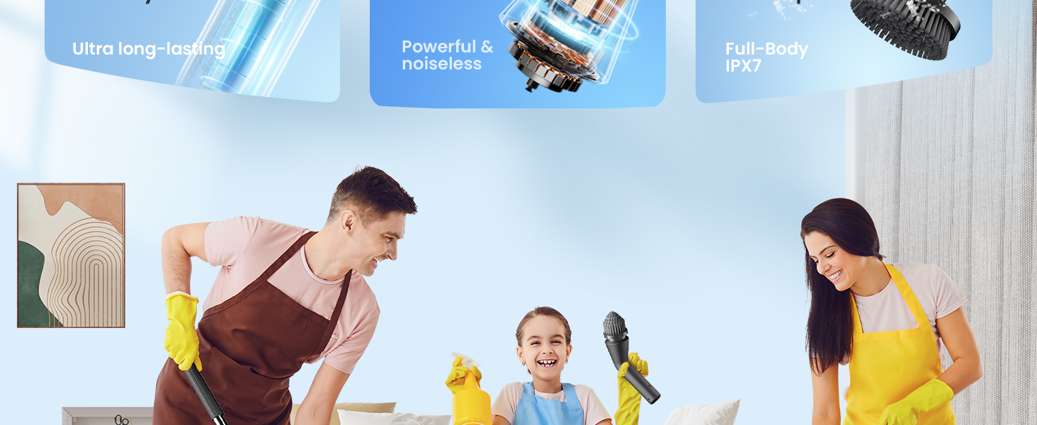 shower cleaner brush
