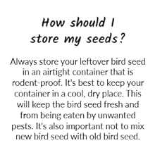 How should I store my seeds FAQ