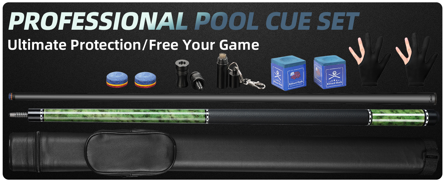 Professional Pool Cue Set