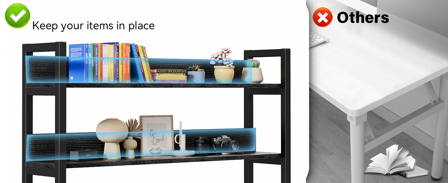 desk with hutch