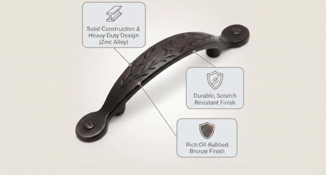 high quality oil rubbed bronze cabinet pull