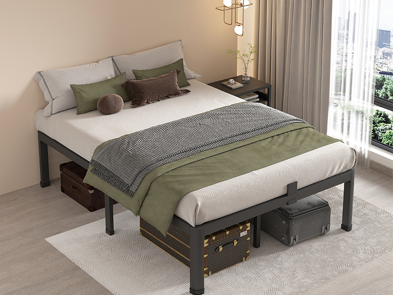 metal bed frame queen
