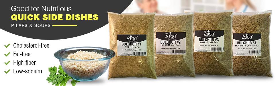 SPN-T2G Zaiqa Bulgur Wheat #1 | Easy to Prepare, Delicious to Taste, 100% Whole Durum Wheat