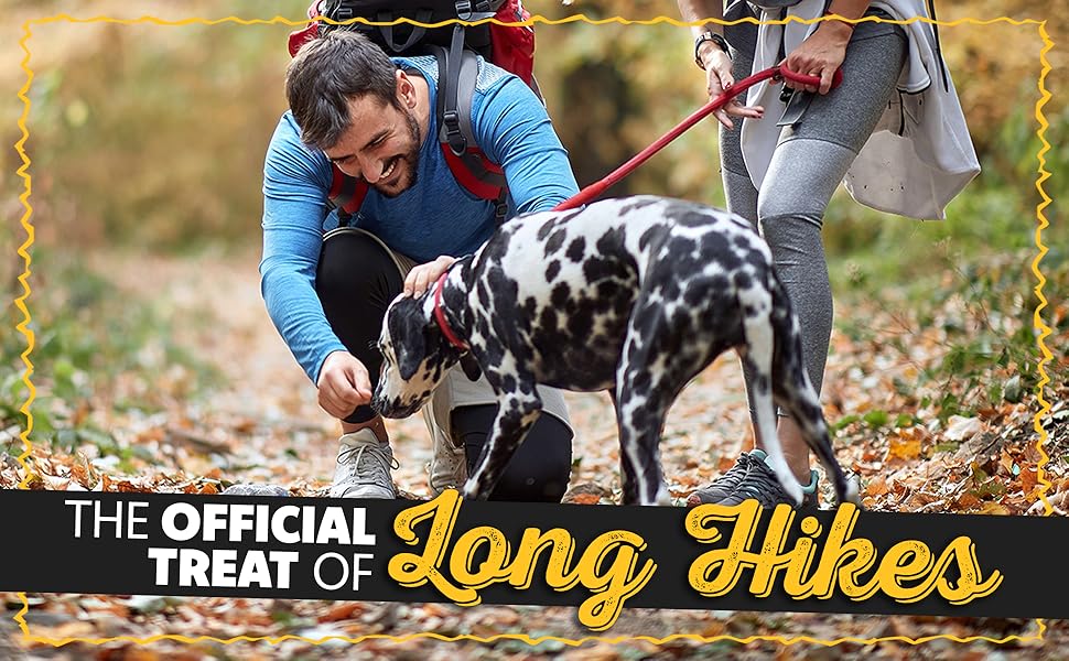 hiking dog treats outdoor adventure active dogs trail healthy natural durable energy snack reward