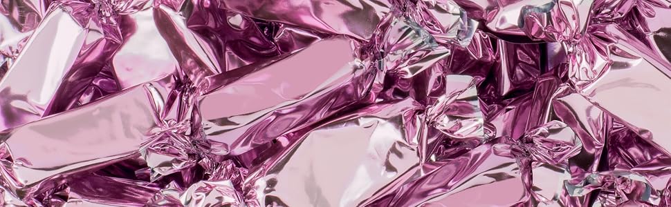 CLOSE UP LIGHT PINK CARAMELS SHOWING NO BRANDING
