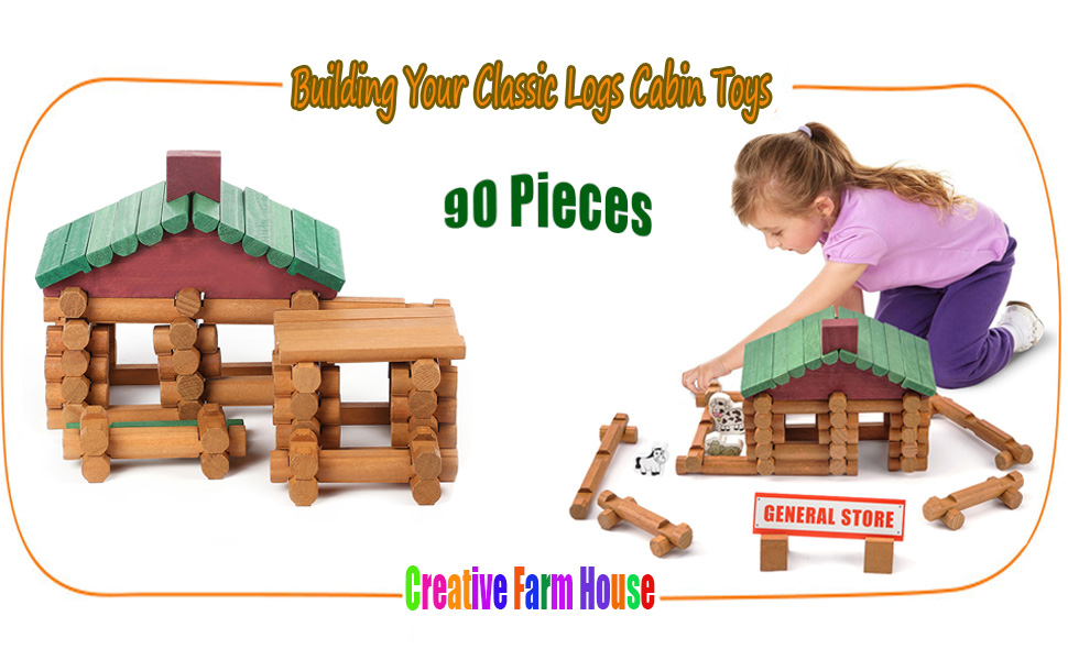 wooden logs set