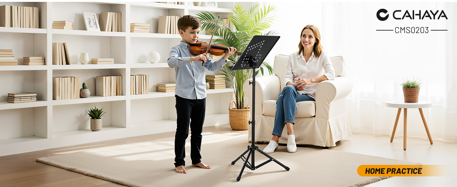 Safe Sturdy Tripod Structure Sheet Music Stand