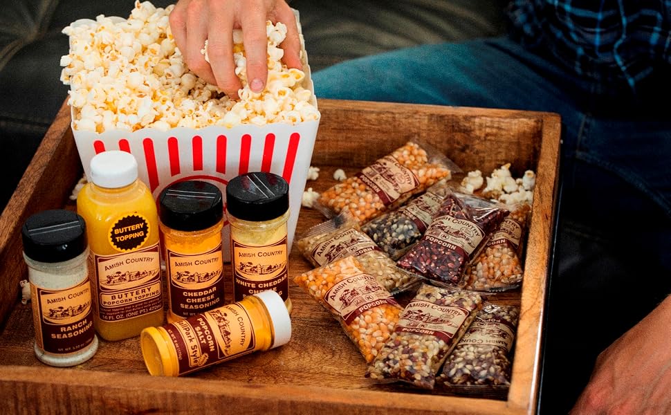 Amish Country Popcorn Buttery Topping Seasoning flavor