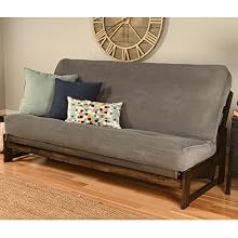 futon, bed, sofa, couch, frame, mattress, bedroom, brown, lounge, full, full-size, kids, office