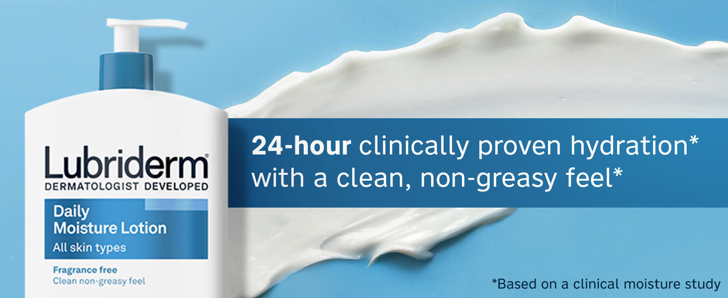 Lubriderm Advanced Therapy Lotion 48 hour clinically proven hydration clean non-greasy feel