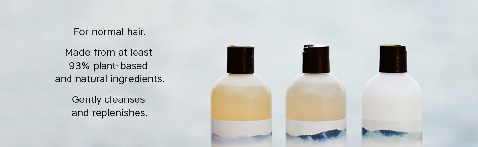 Made from at least 93% plant-based and natural ingredients. Gently cleanses and replenishes.