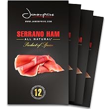serrano ham sliced