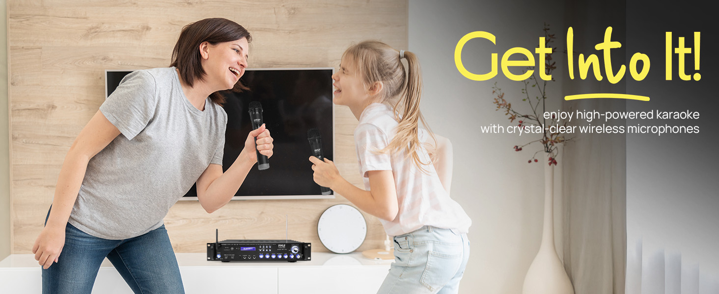 Bluetooth receiver amplifier home stereo wireless speaker speakers audio player system radio