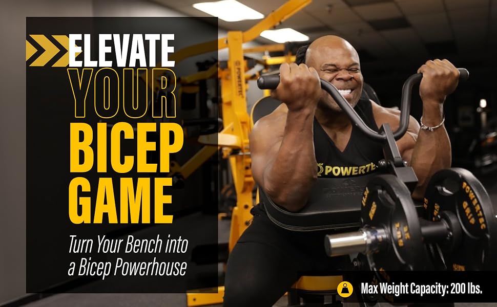 Powertec curl weight attachment