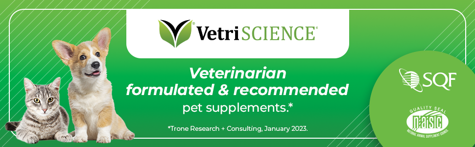 Vetriscience cat supplements, dog supplements and vitamins