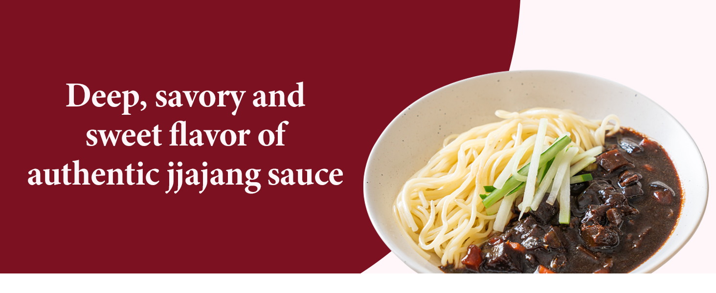 korean black bean jjajang noodle