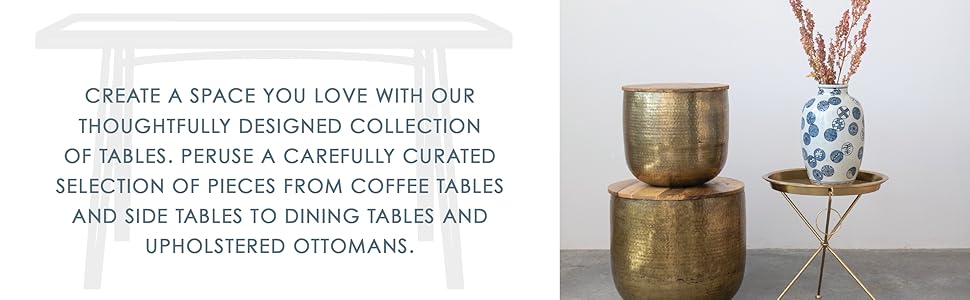 create a space you love with tables