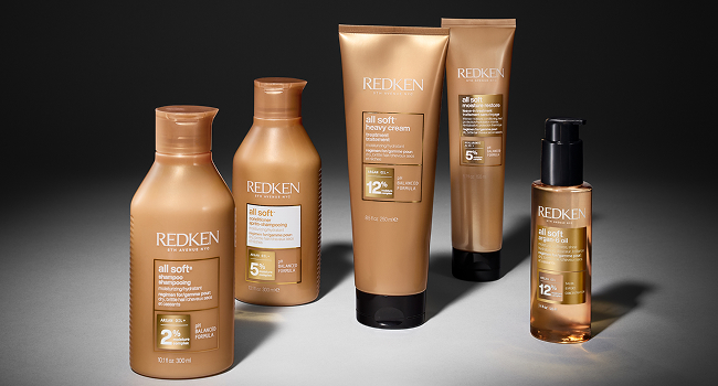 redken all soft family shot, redken all soft range, hydrating hair care