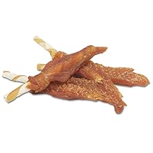 rawhide alternative dog treats digestible safe healthy chews wings kabobs twist sticks no rawhide US