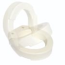 Hinged Toilet Seat Riser for Seniors