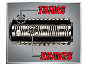 foil trims and shaves