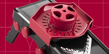 MuellerLiving Mandoline Slicer V-Pro 5 Blade safe and durable ABS Plastic