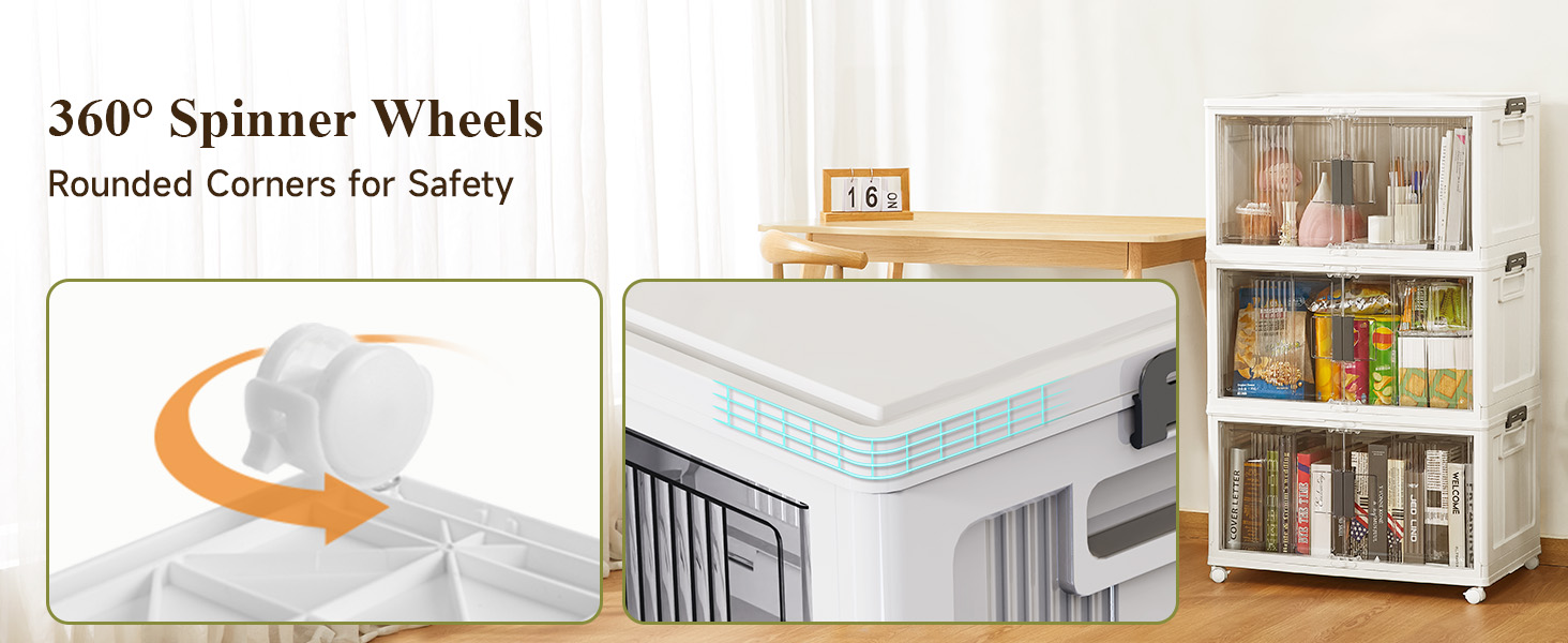 STORAGE BINS WITH LIDS