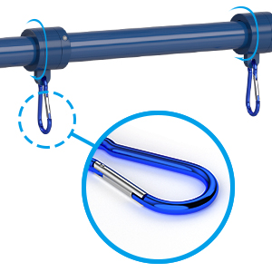 flag pole accessories - black