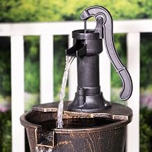 baths birdbath floor concrete lights house zen feature waterfalls pool para stone and small